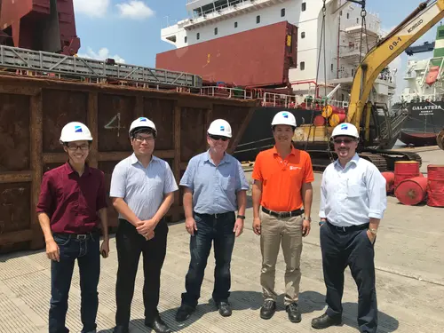 Vks Steel Discharge Port Vietnam